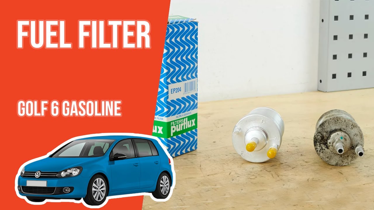 How to replace the fuel filter Golf mk6 1.6 ⛽