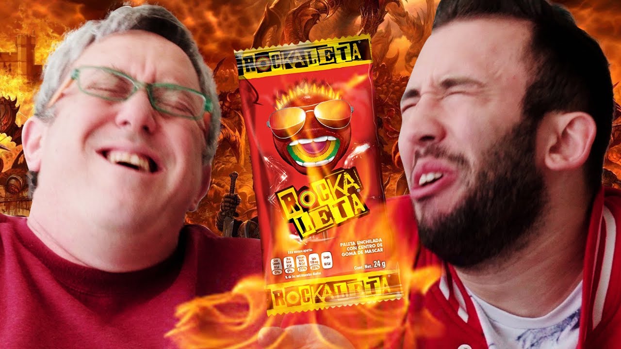אתגר הממתקים החריפים עם אבא שלי!