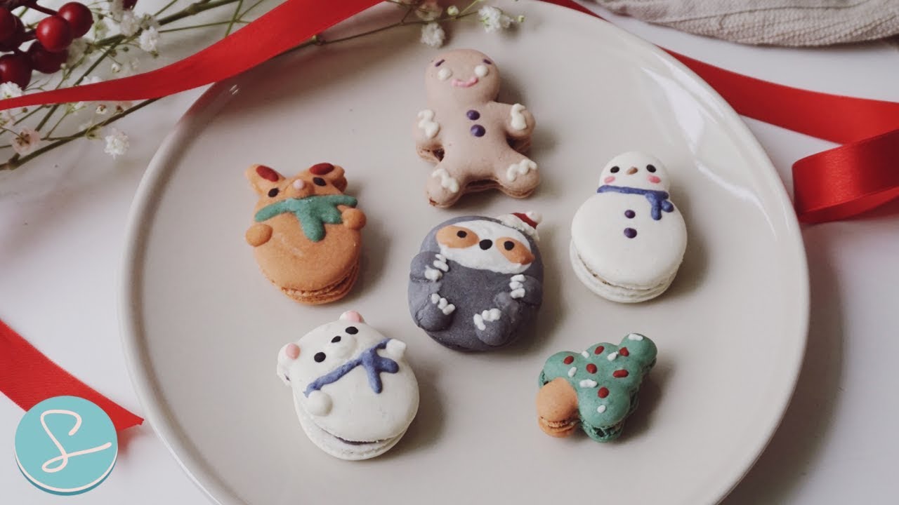 HOW TO MAKE CHRISTMAS MACARONS - Sumopocky