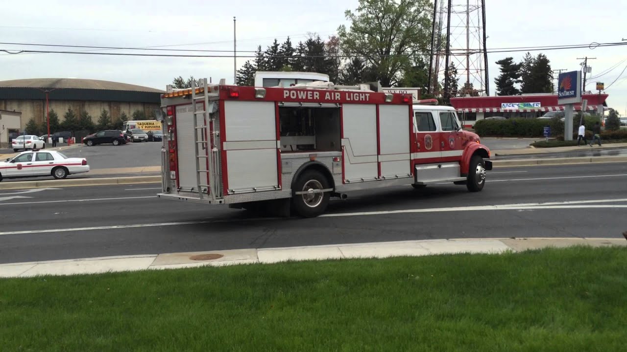 1998 MCFRS Air Unit 716 Leaving 2nd Alarm Building Fire