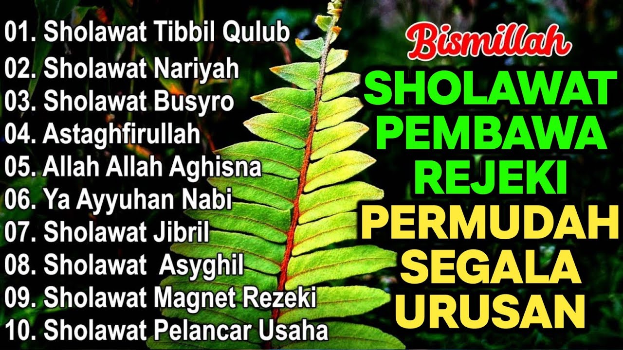 KUMPULAN SHOLAWAT TERBARU 2026 | SHOLAWAT JIBRIL PENARIK REZEKI, BUSYRO | SHOLAWAT TERPOPULER 2026
