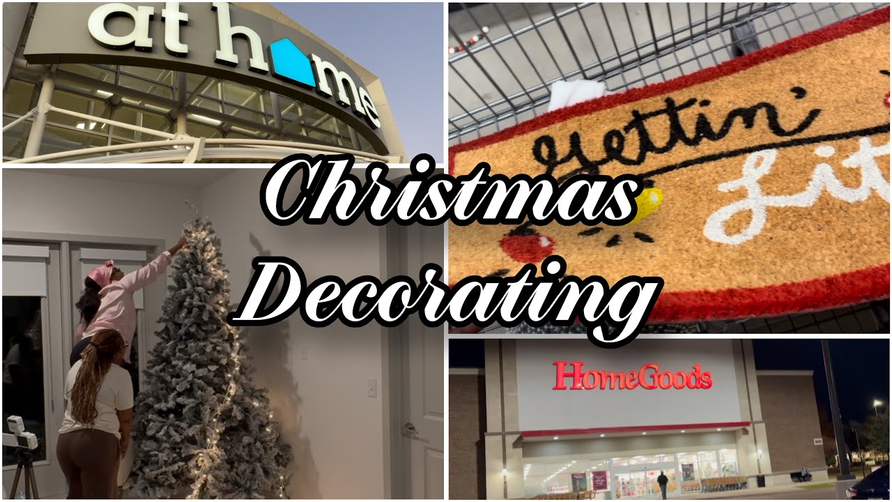 Christmas Decor Shopping|Decorating for Christmas Pt.1| 