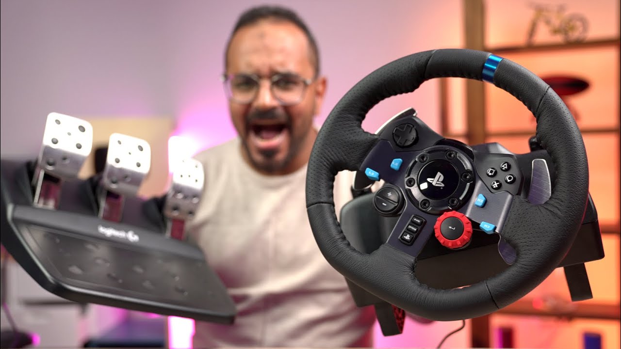جربت أسوق وانا قاعد في البيت بالاختراع الرهيب دة 🚗 Logitech G29