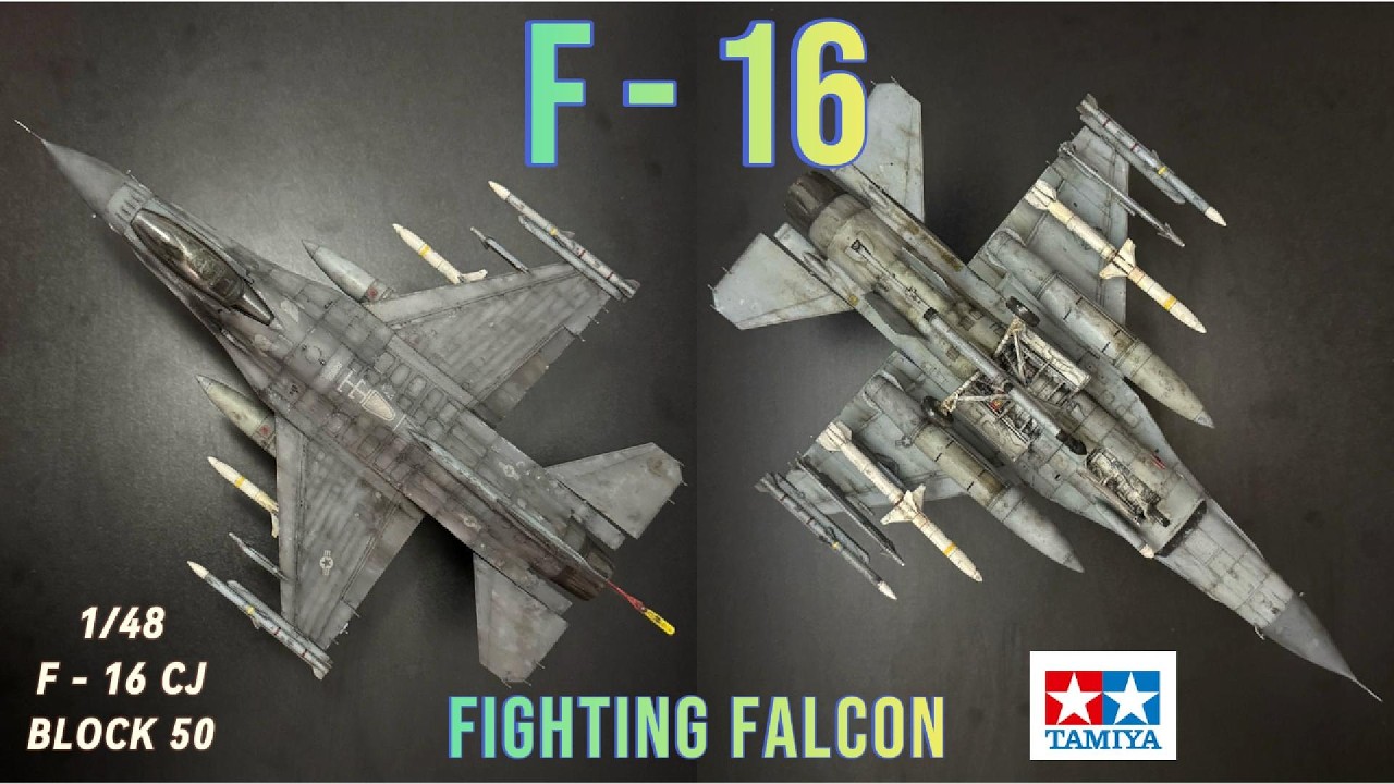 Модель истребителя F-16 Fighting Falcon от Tamiya – сборка в натуральную величину (пошаговая инст...