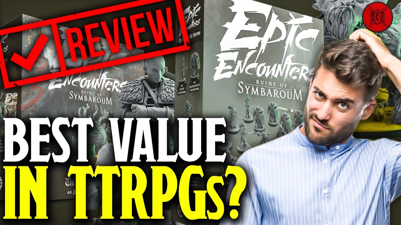 The BEST Value In D&D Minis?! Our Brutally Honest Epic Encounters: Ruins Of Symbaroum Review!