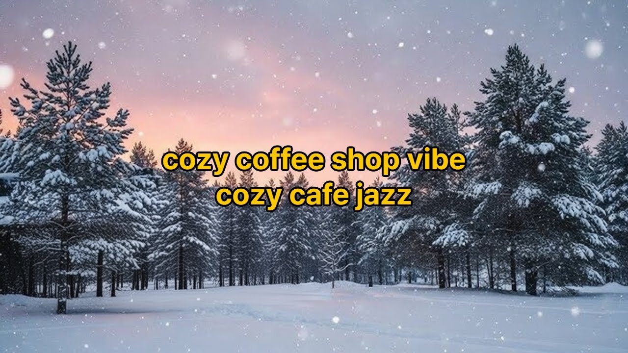 cozy coffee shop vibe Cozy Cafe Jazz Relaxing Jazz Smooth jazz piano Music for Studying, Working