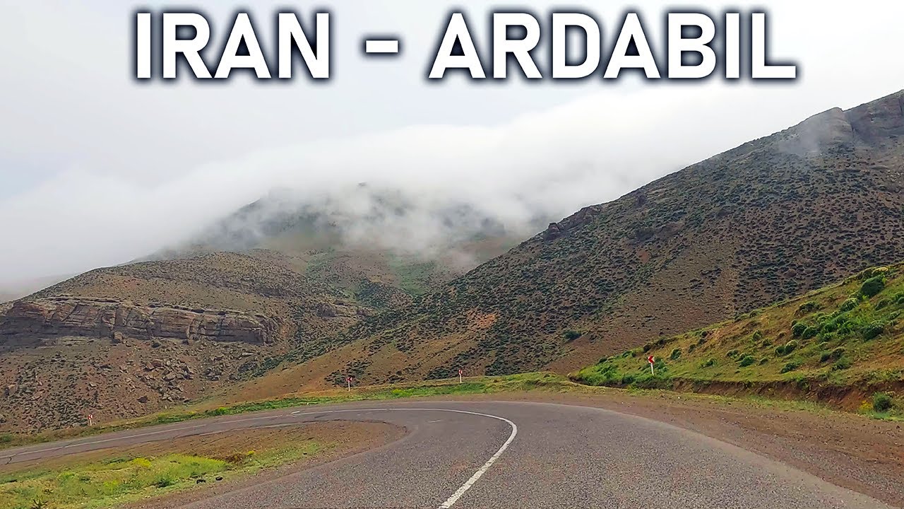 IRAN: Ardabil Germi Road, Scenic Drive, Driving Tour 4K | جاده اردبیل گرمی