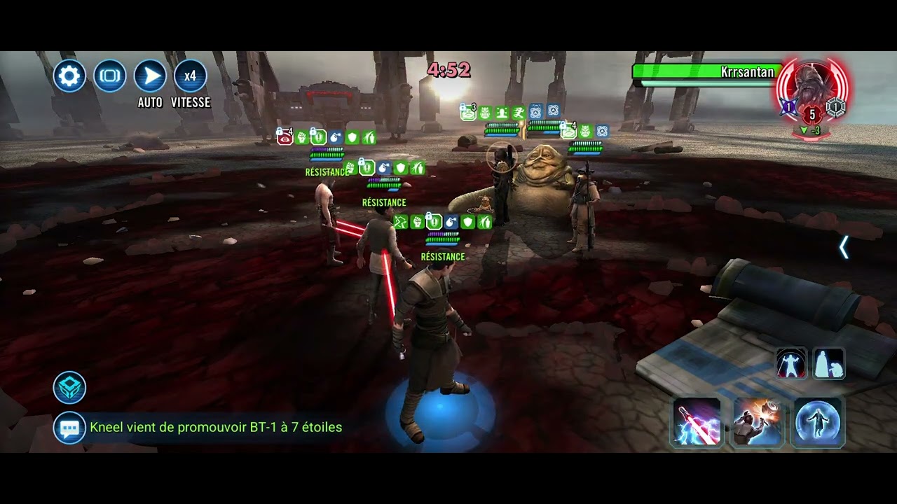 Cere Malicos Starkiller vs Jabba 3v3