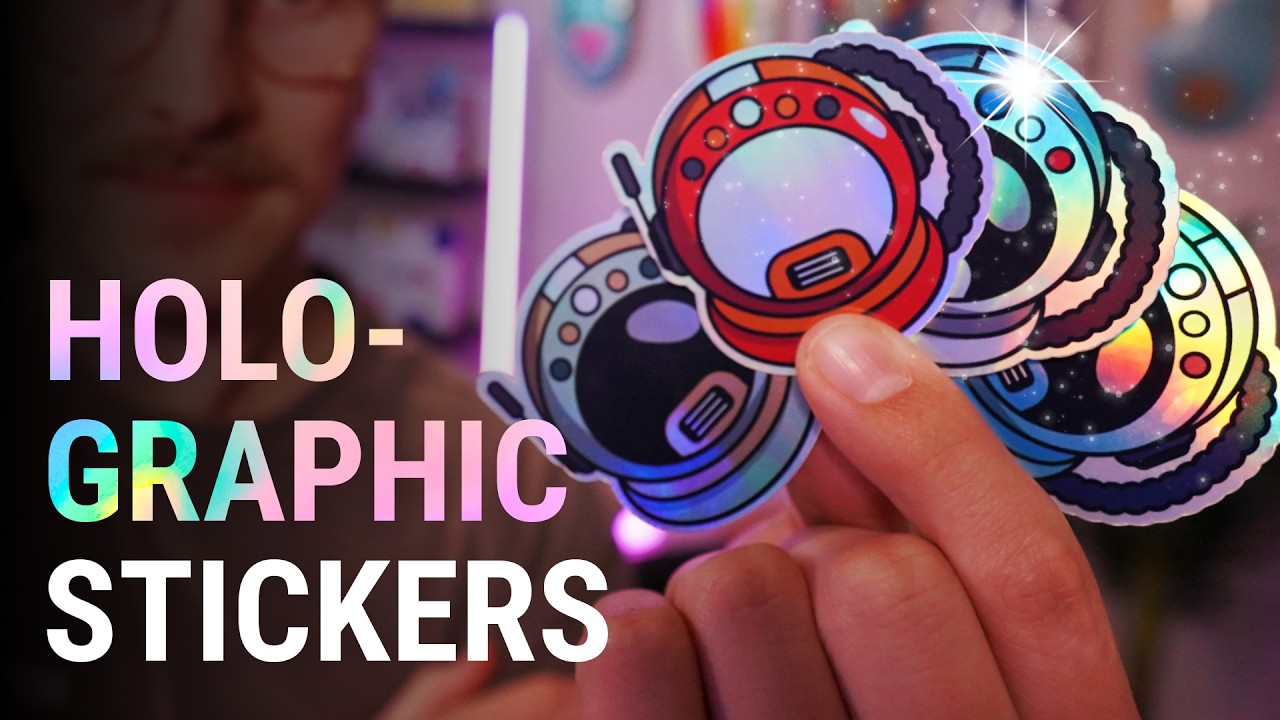 DIY Holographic Stickers 🌟