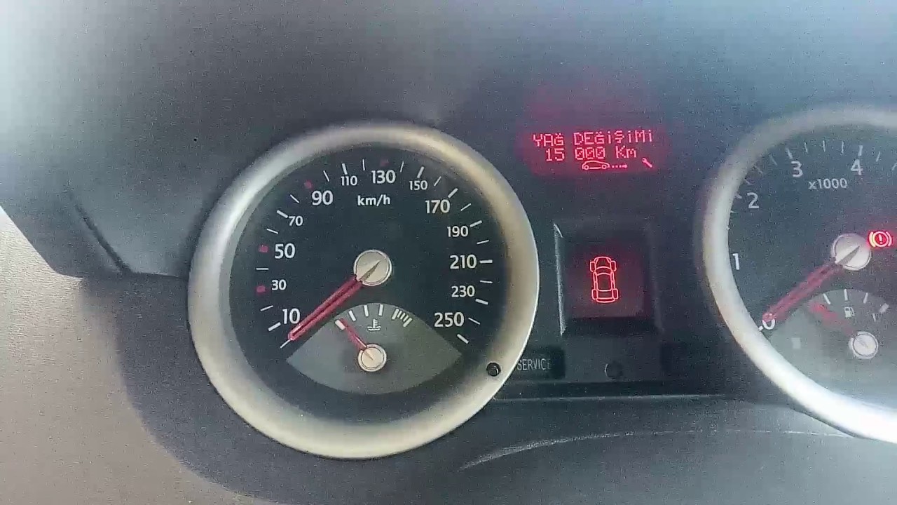 Megane 2 Yağ Değişimi Ekranını Sıfırlamak.