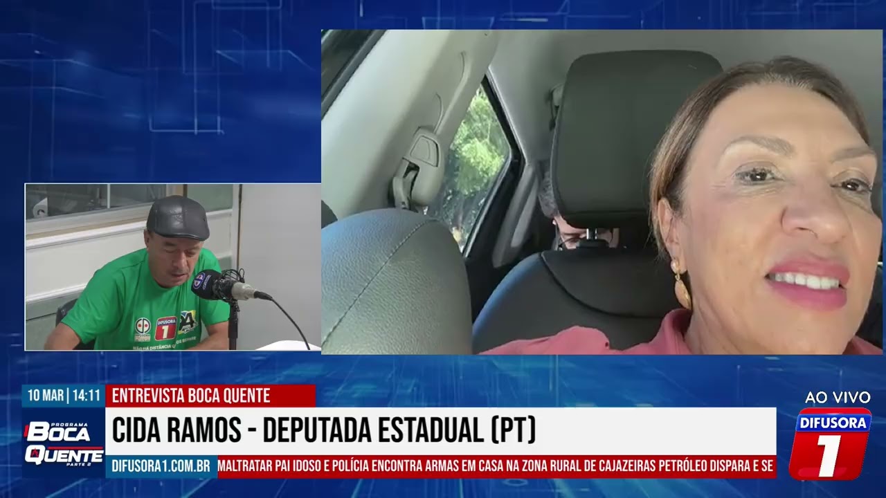 Entrevista com Deputada Estadual, Cida Ramos presidente do Partido dos Trabalhadores na Paraíba