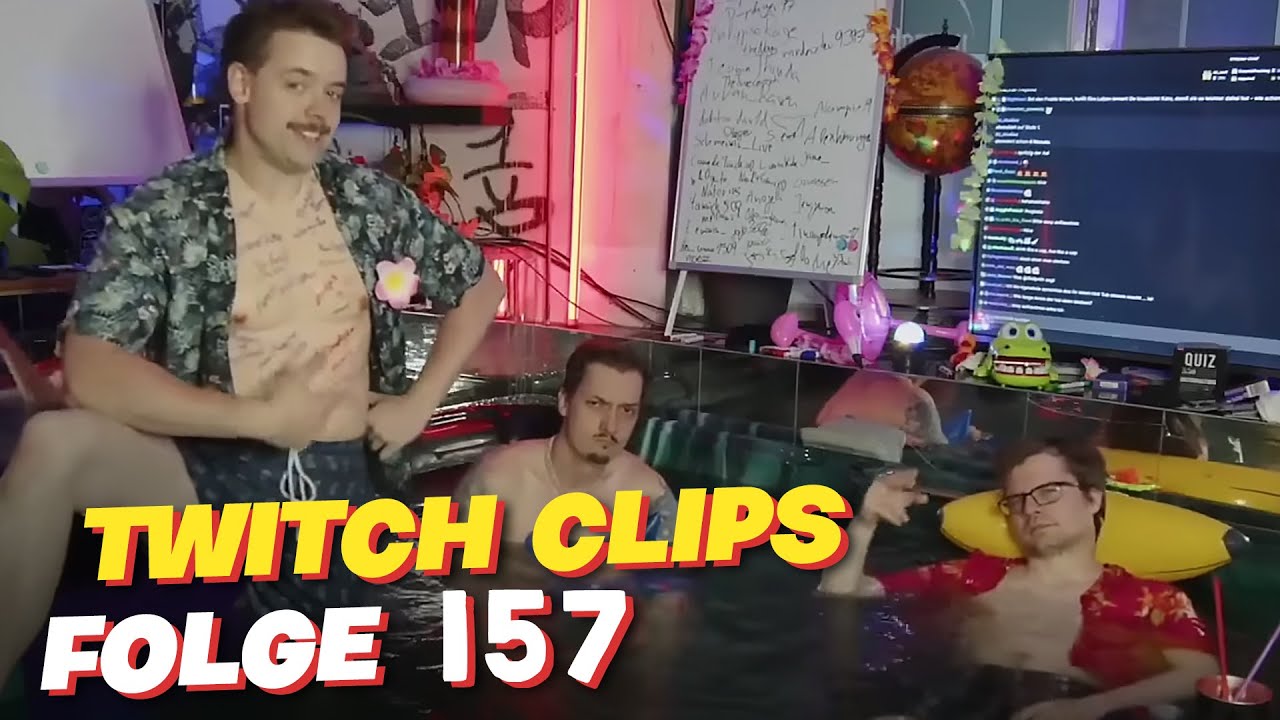 Guck mal: WIR SIND DAS INTRO! Geh ins Wasser 157 😂 TwitchClips | Reaktion