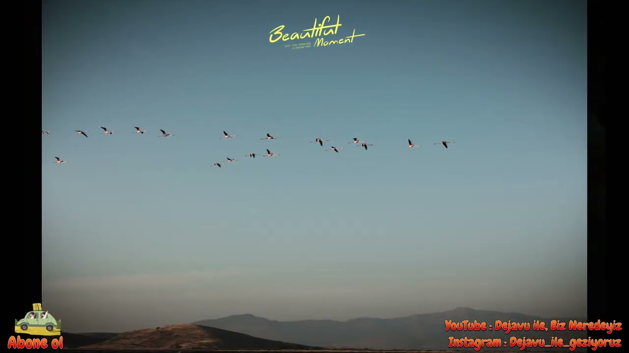 Sasalı Kuş Cenneti&rsquo;nde, Flamingolar eşliğinde, Sunset&hellip;