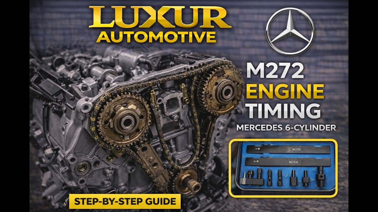 MERCEDES-BENZ M272 | HOW TO ADJUST ENGINE TIMING ENGINE