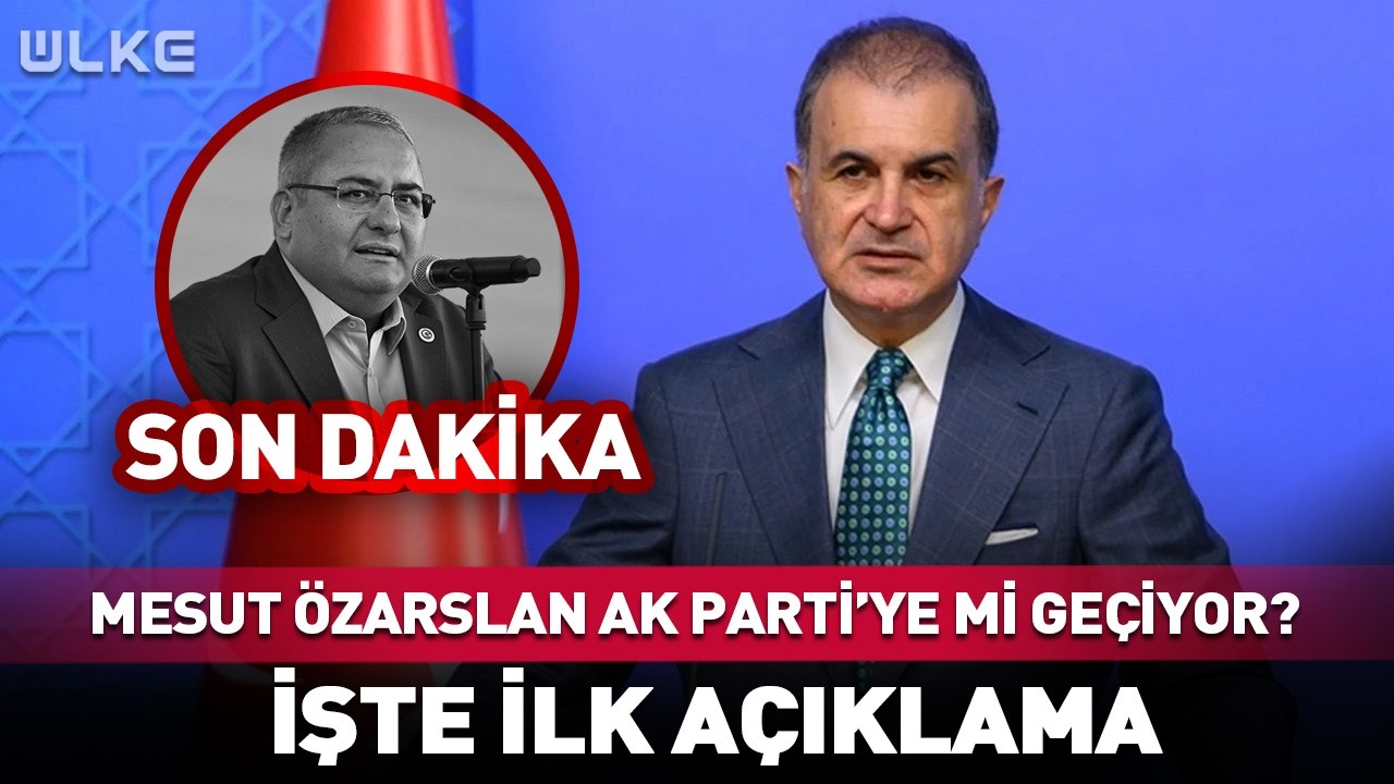 Mesut Özarslan AK Parti'ye Geçiyor İddiası! İşte İlk Açıklama...  #Sondakika