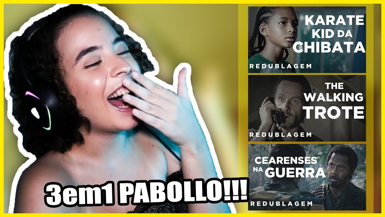 REACT - PABOLLO - KARATE KID DA CHIBATA / THE WALKING TROTE / CEARENSES NA GUERRA