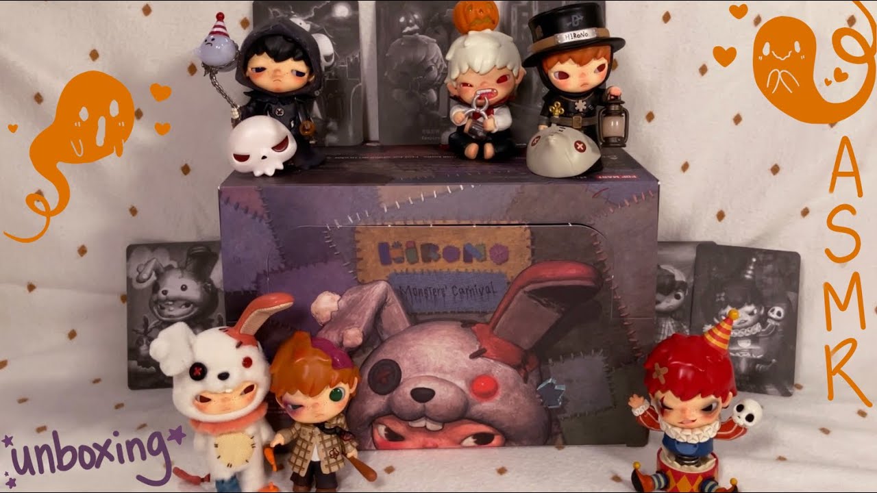 ASMR Opening Hirono Monster's Carnival Blind Boxes (full set)