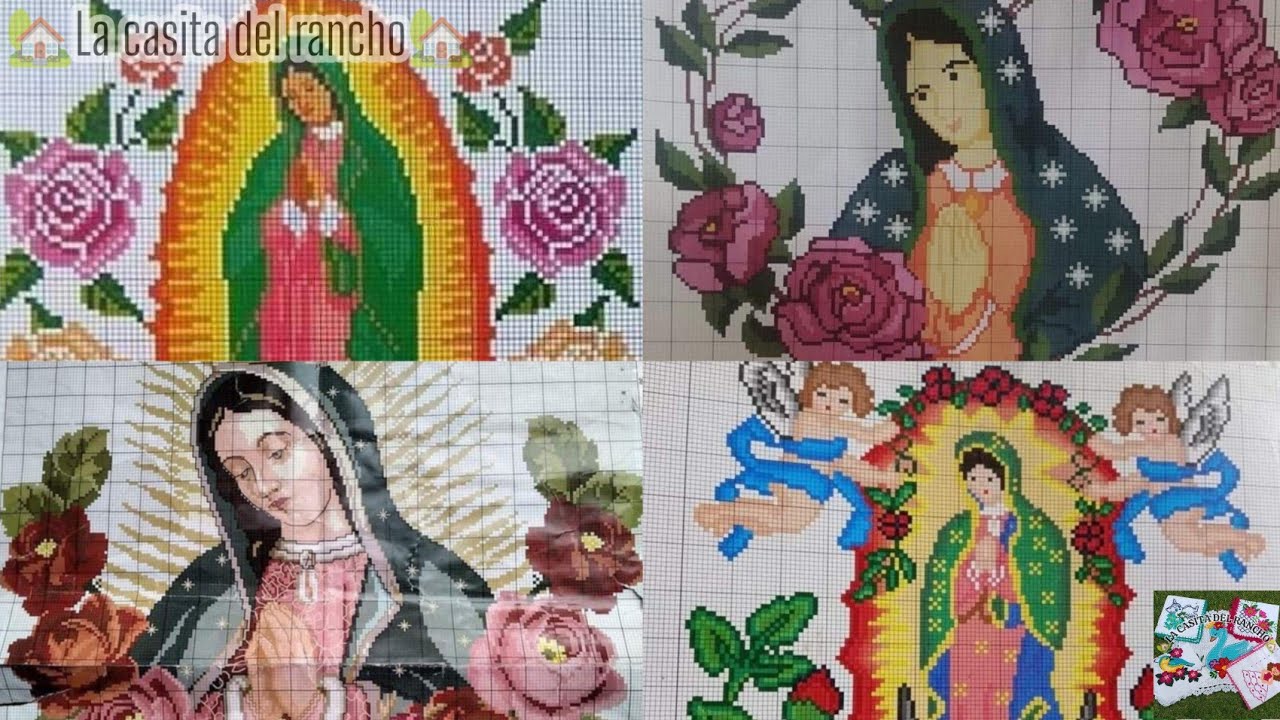 🏡GRAFICOS DE VIRGEN DE GUADALUPE 🏡