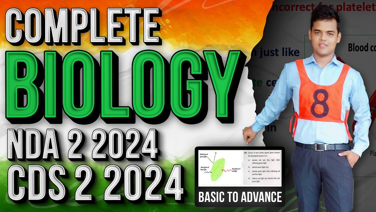 NDA 2 2024 Complete Biology || CDS 2 2024 Complete Biology || CAPF 2024 Biology .