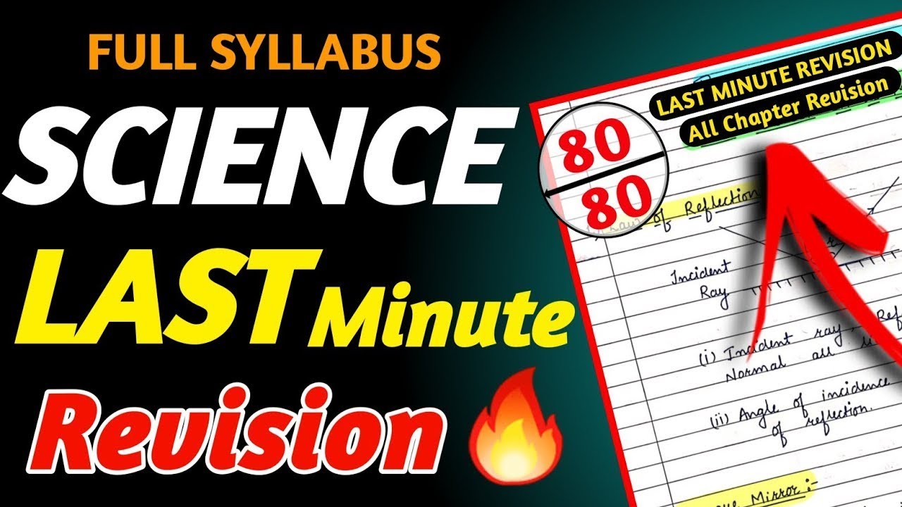 Last Minute Revision Science Class 10🔥| Science Important Topics Exphub | Class 10 Science Paper