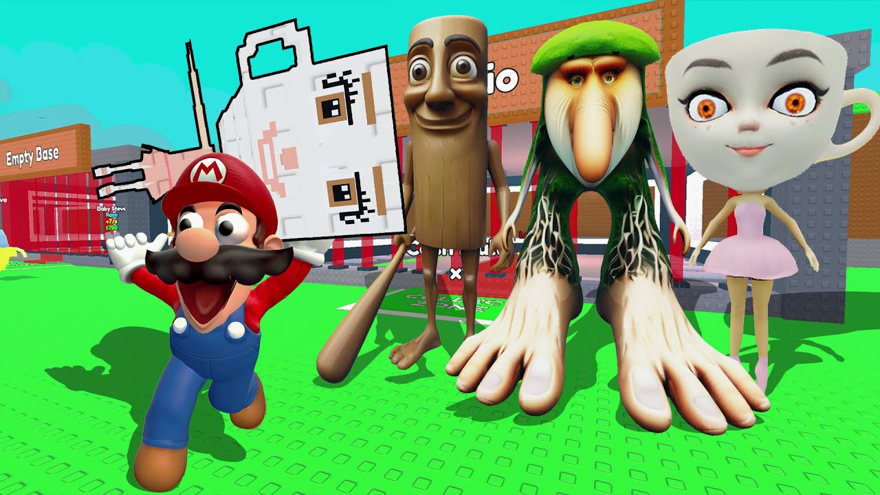 Mario Stole Brainrots In Roblox ..Mario Plays Steal a Brainrot