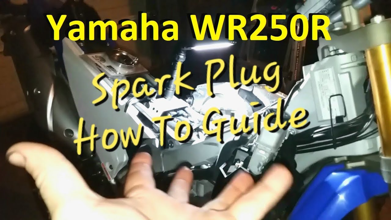 Yamaha WR250R Spark Plug How To