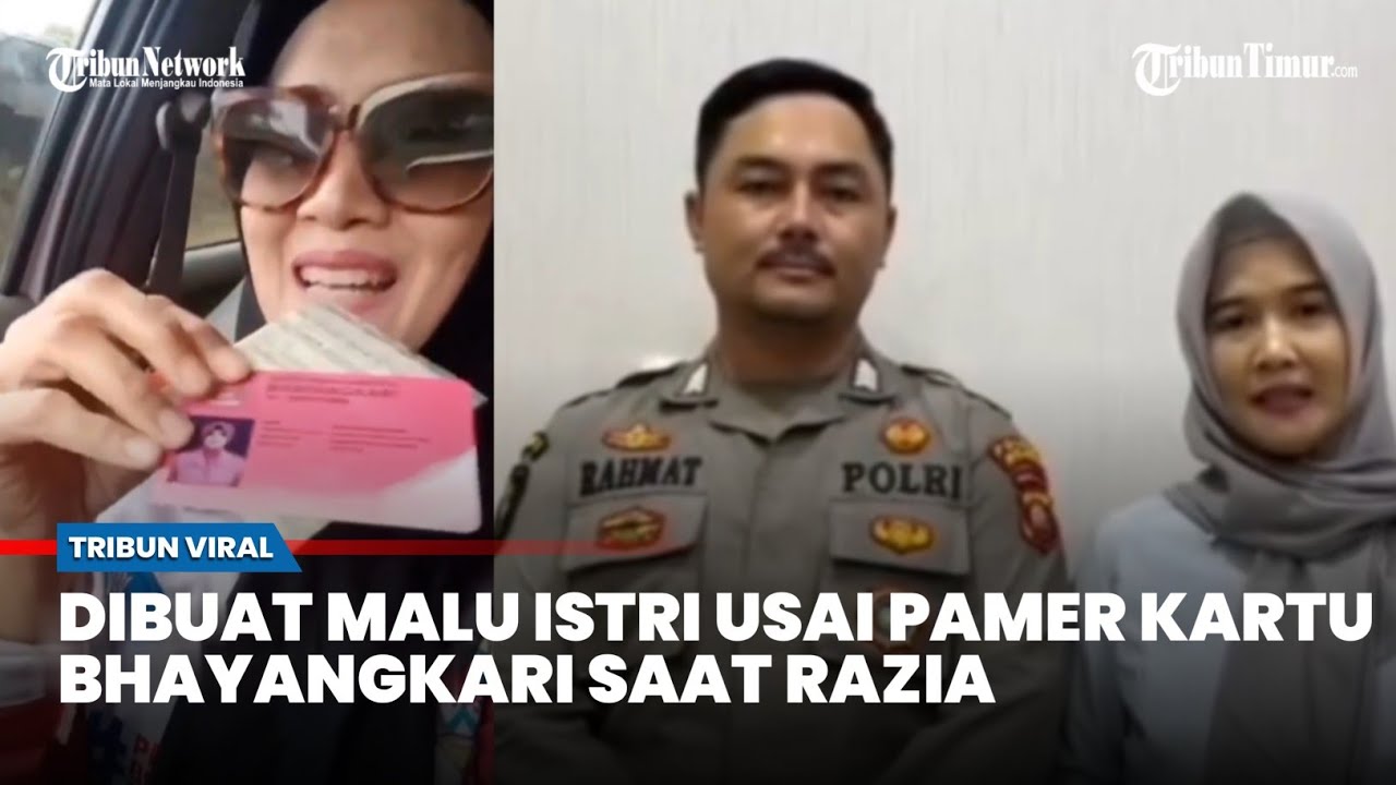 Pamer “Kartu Sakti” Bhayangkari Saat Razia, Viral dan Dihujat hingga Minta Maaf