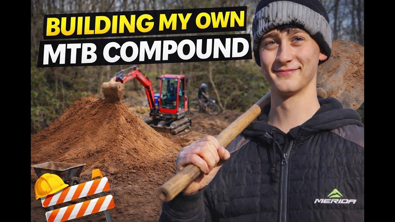 BUILDING MY OWN MTB COMPOUND!!!    PART 2 BUILD AND RIDE!