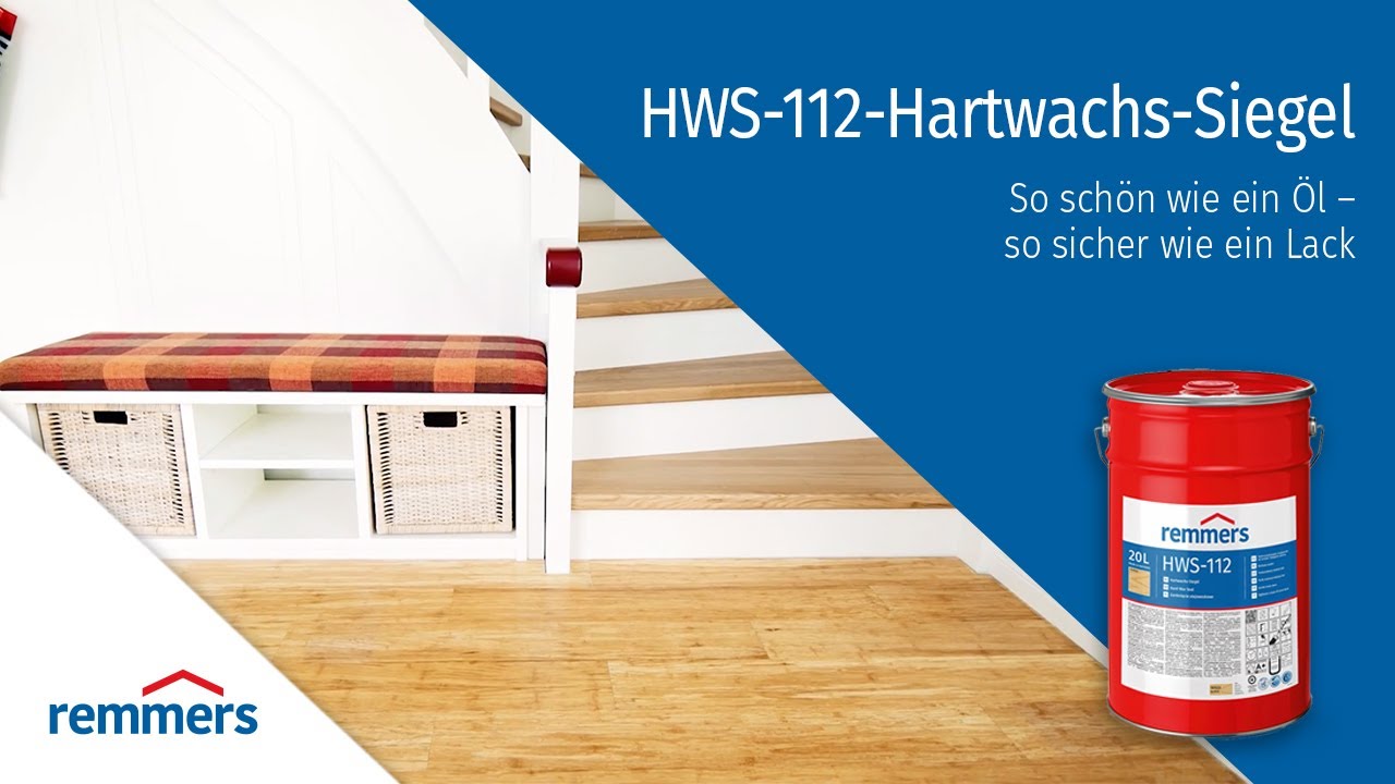 Remmers HWS-112-Hartwachs-Siegel - So schön wie ein Öl - so sicher wie ein Lack