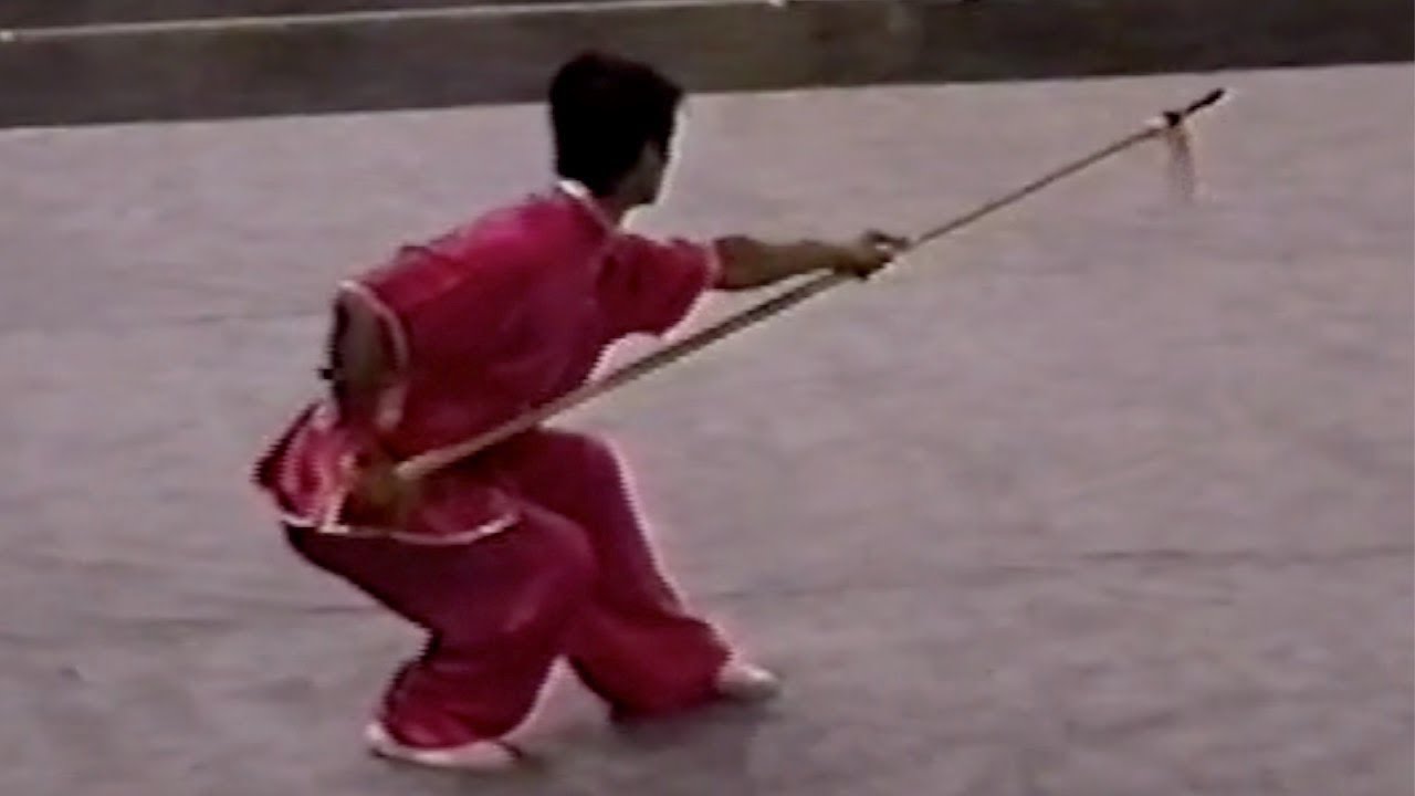 【武術】第５回アジア武術選手権大会(2000)　男子槍術  2002   丁煒（中国）