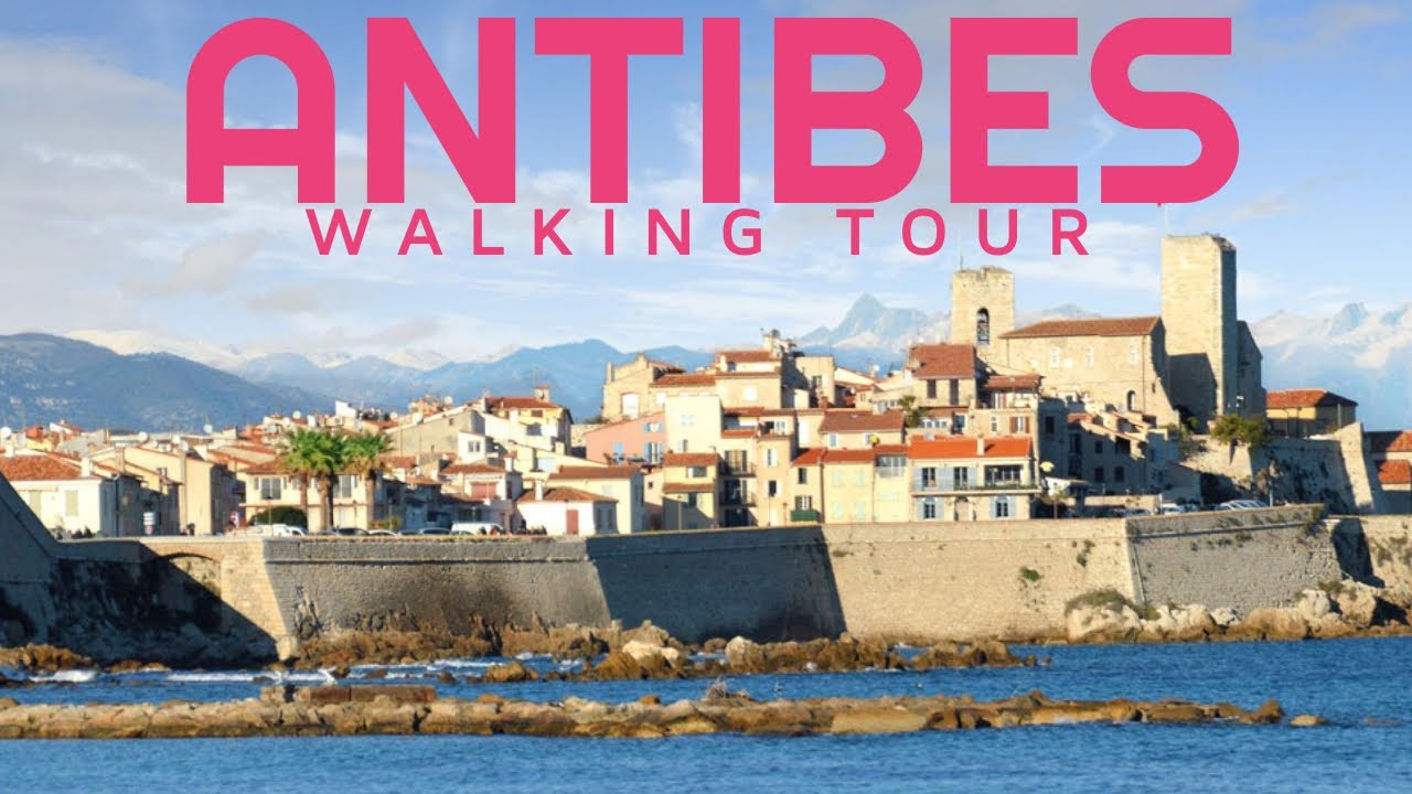 Walking Tour of ANTIBES on the French Riviera 🇫🇷 Cote d'Azur France