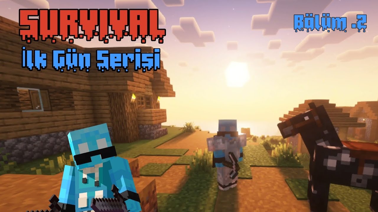BU SEFER DAHA ZORDU /MİNECRAFT ilk gün serisi sezon 1 bölüm 2 /#minecraft 