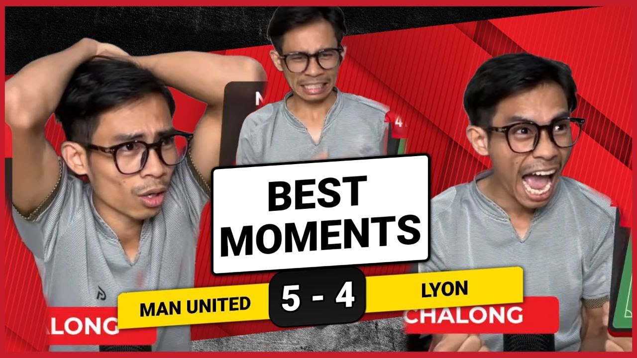 MAN UNITED 5-4 LYON I Fan Best Moments