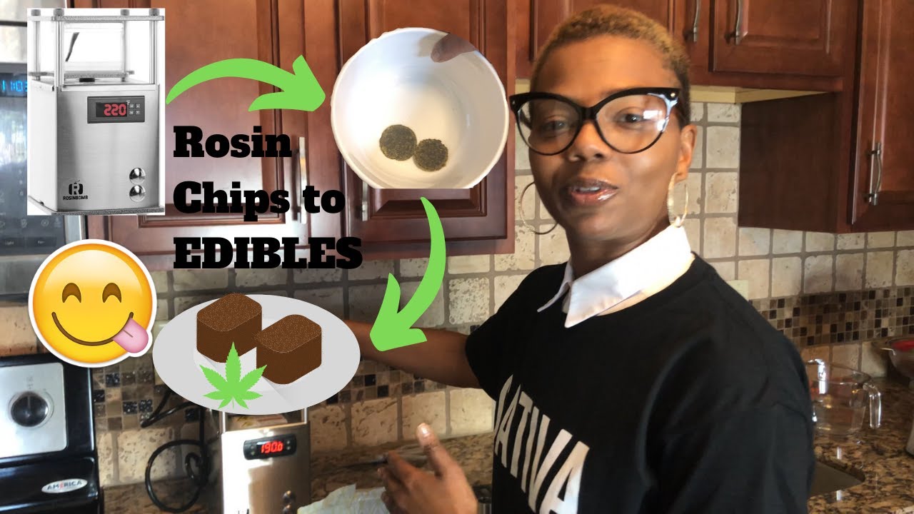 How to Turn your ROSIN CHIPS into CANNABUTTER for POTENT EDIBLES!! | RosinBomb 2.0