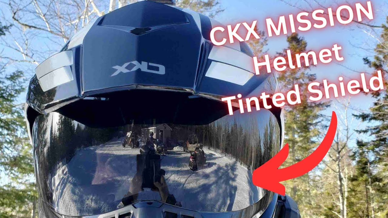 CKX Mission Helmet Tinted Shield Visor Install How To Review