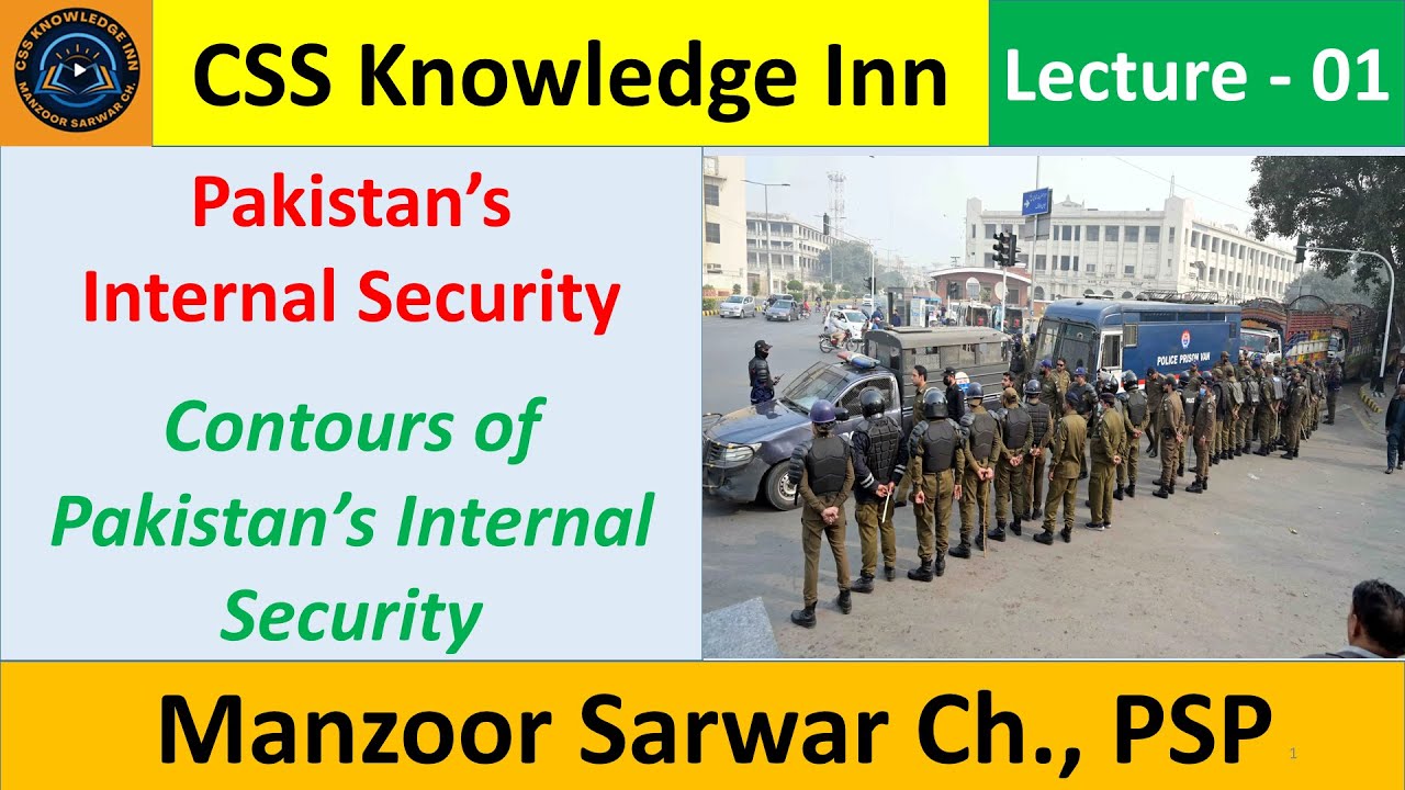 Pakistan's Internal  Security Situation | Threats to internal security |