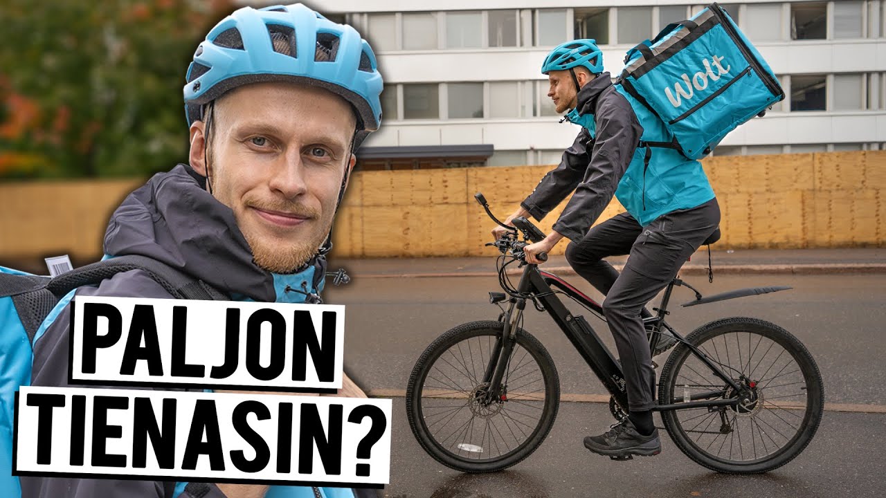 Tein päivän töitä ruokalähettinä! (RONI OIKEISSA TÖISSÄ)