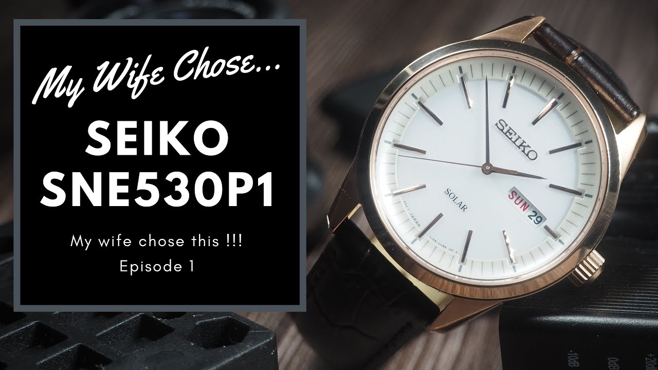 Seiko Solar SNE530P1 l Full Review l 