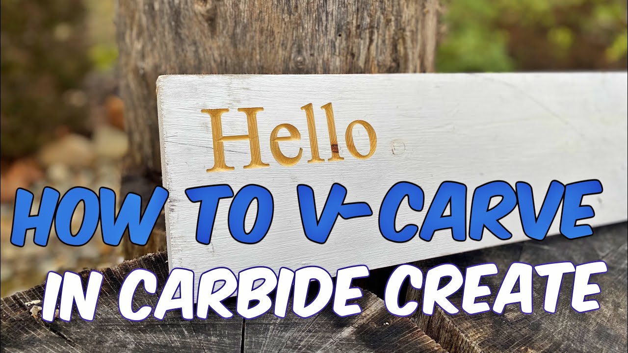 Как сделать V-образную резьбу в Carbide Create | Траектории инструмента для ЧПУ для начинающих | ...