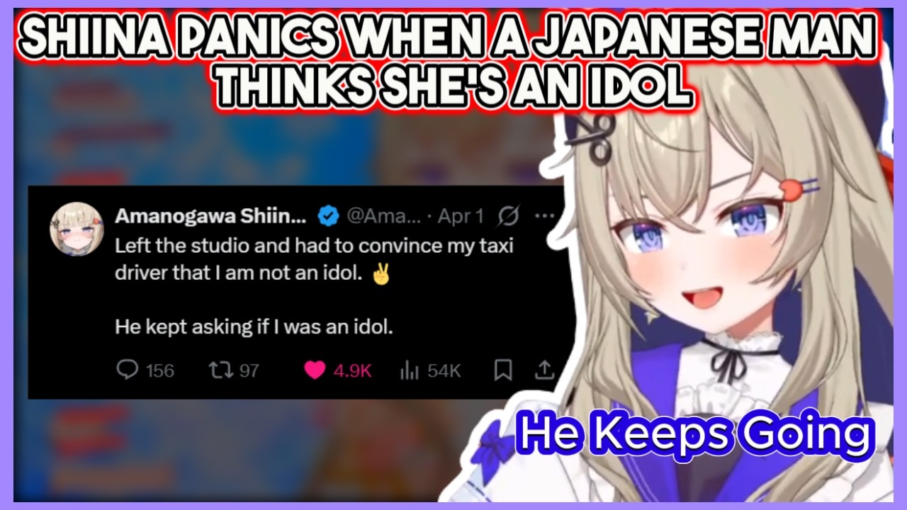 Shiina Shares a Story About Trying to Convince a Taxi Driver She Isn&rsquo;t an Idol 👀|  Shiina Clips