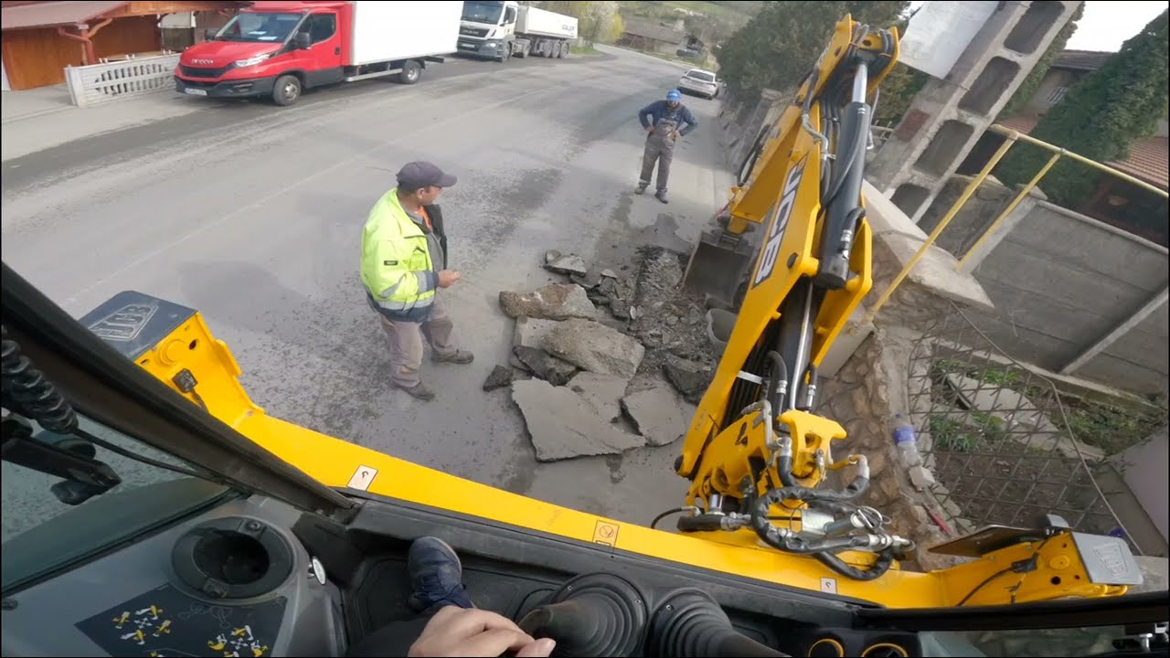JCB 3CX  APROAPE AM RUPT  CUPA LA BULDOEXCAVATOR, AM ADUS PICONUL! 😱PARTEA 1🫡