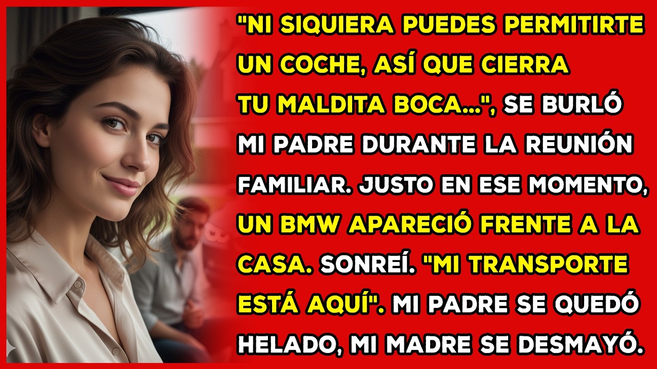 En la reuni&oacute;n familiar, mis padres me llamaron mantenida y me echaron...