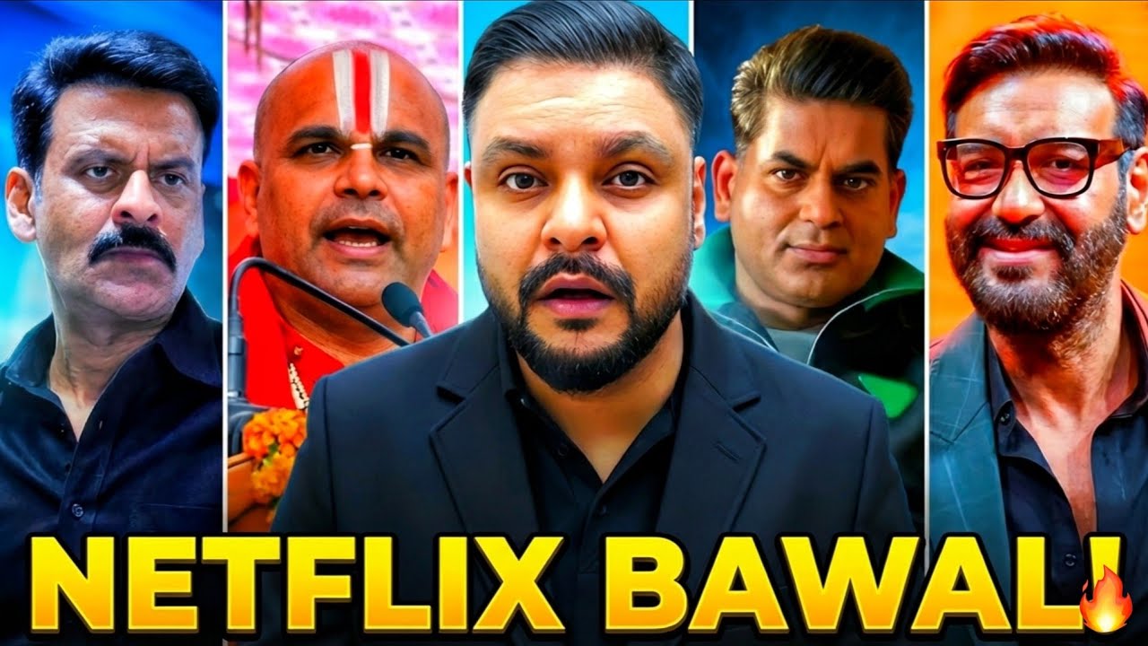 GHOOSKHOR PANDAT | SAURABH DWIVEDI | AJAY DEVGAN TROLLED | MR REACTION WALA
