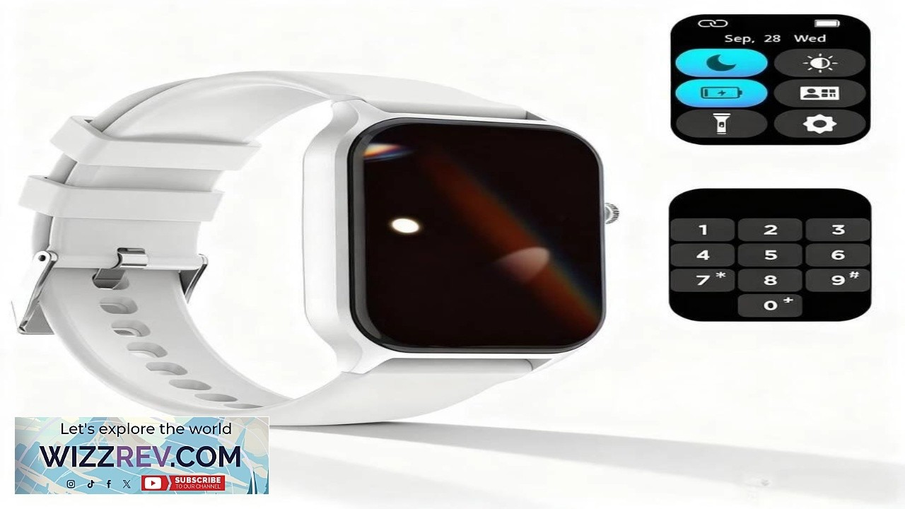 Новые умные часы с 1,83-дюймовым сенсорным экраном высокого разрешения для мужчин.