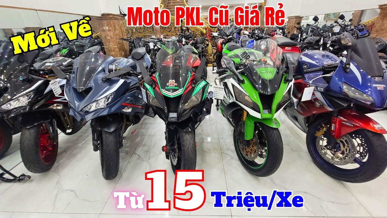 Mới Về Moto PKL Giá Rẻ ZX25R , MT-09 ,Z1000 ,ZX10R ,Z800 , CBR600R , TRK 502 , TNT 125