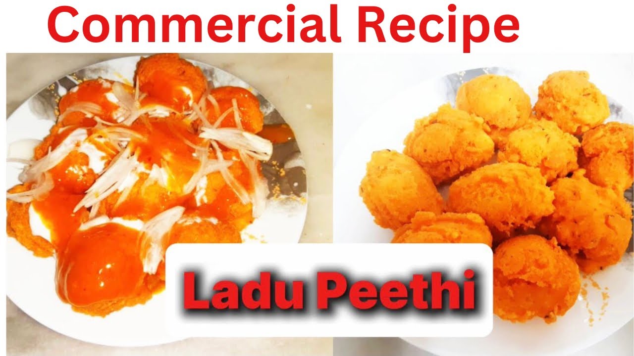 Laddu Peethi | Commertial style Laddu  Peethi Recipe |  Spicy Chutney | Official Creative Life
