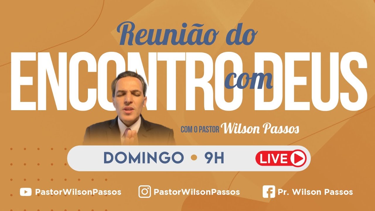 Culto Online 22FEV] DOMINGO DO ENCONTRO COM DEUS • 9H [AO VIVO]