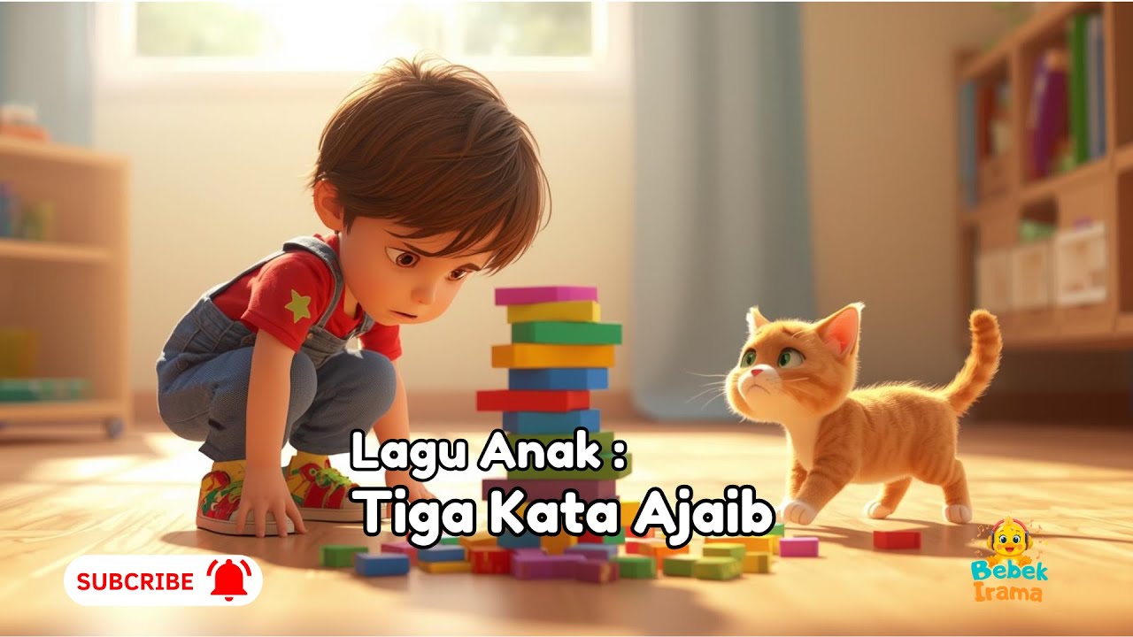 Tiga kata ajaib | Lagu Anak Anak | Lagu Anak Indonesia Terpopuler