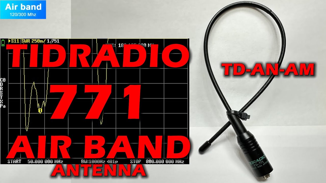 TIDRADIO TD-771 TD-AN-AM Aviation Air Band Antenna