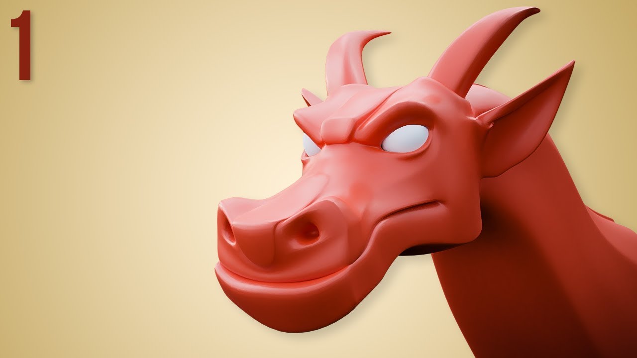 CGC Classic: Creating a Stylized Dragon Pt.1 (Blender 2.6)